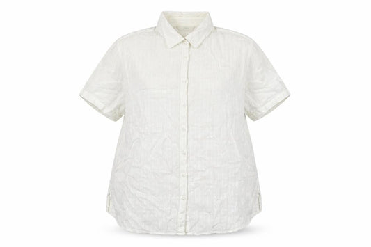 Womens UK Size 16 Marks and Spencer White Basic Button-Up