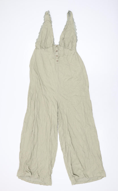 Womens UK Size 8 ASOS One-Piece Green Jumpsuit