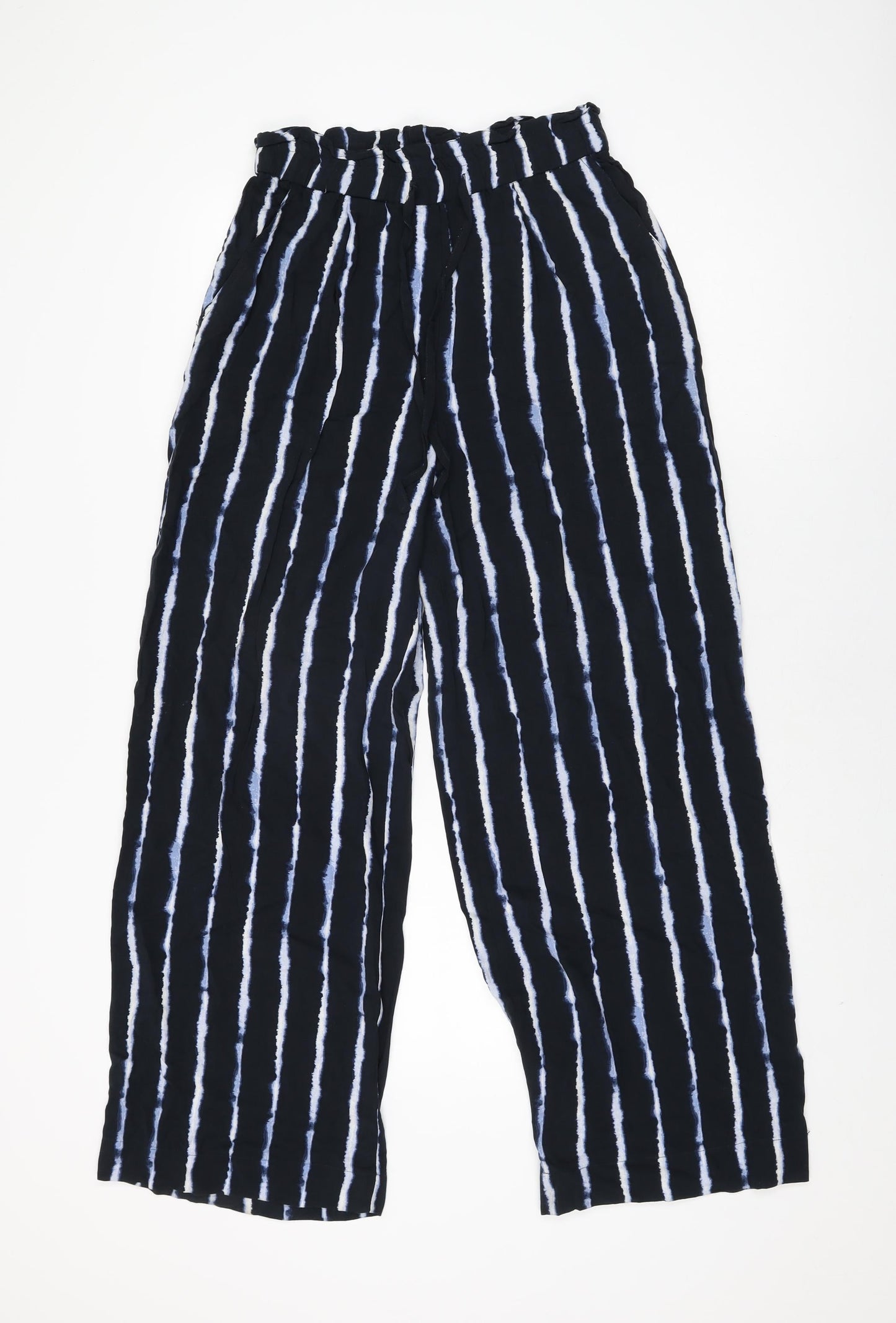 Womens UK Size 8 H&M Regular Fit  Black Trousers