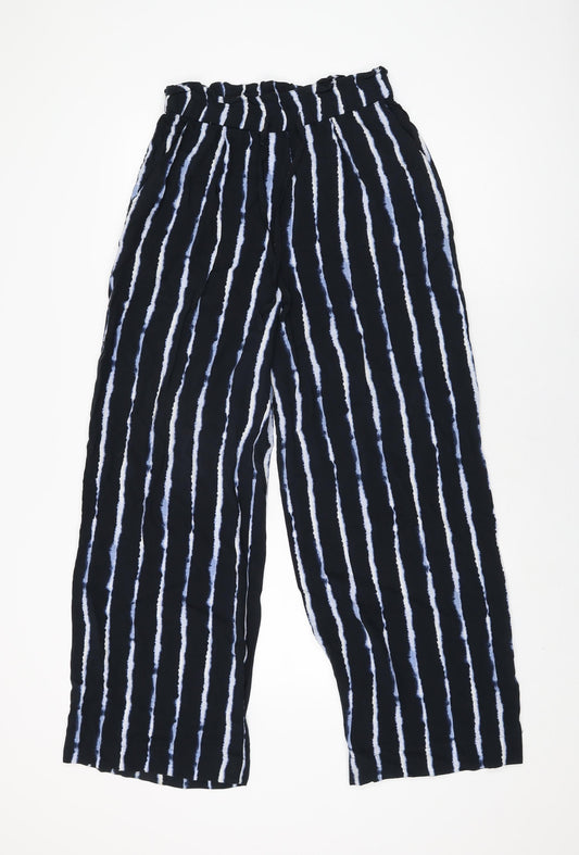 Womens UK Size 8 H&M Regular Fit  Black Trousers