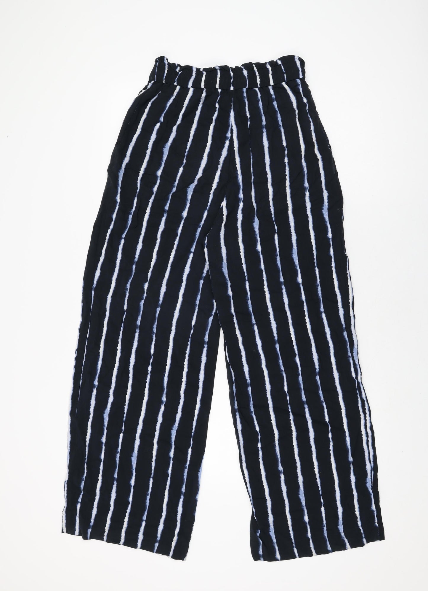 Womens UK Size 8 H&M Regular Fit  Black Trousers