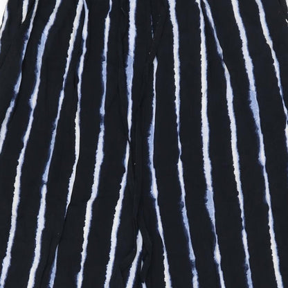 Womens UK Size 8 H&M Regular Fit  Black Trousers