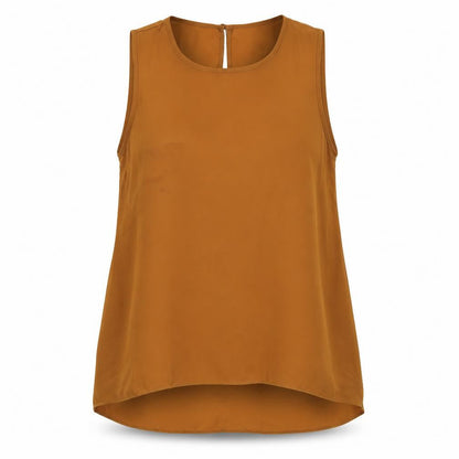 Womens UK Size 14 Dorothy Perkins Brown Basic T-Shirt