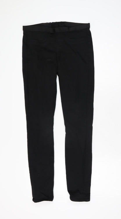 HELMUT LANG Womens Black Cotton Skinny Jeans Size 28 in L29 in Regular