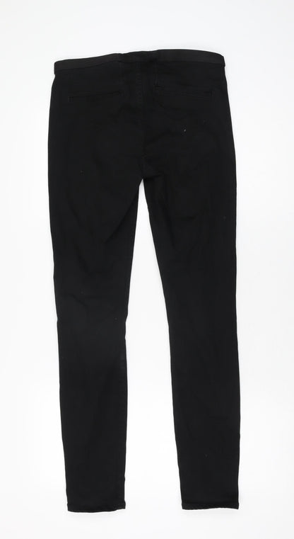 HELMUT LANG Womens Black Cotton Skinny Jeans Size 28 in L29 in Regular