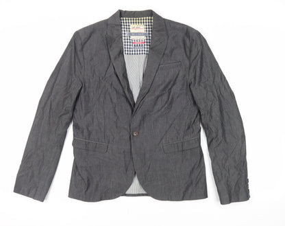 Mens UK Size M River Island Grey Jacket