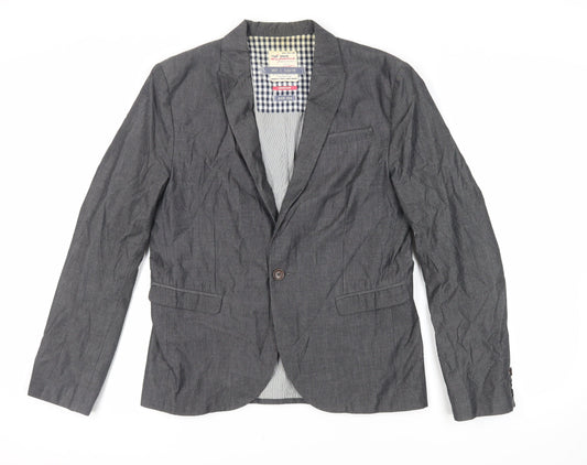 Mens UK Size M River Island Grey Jacket