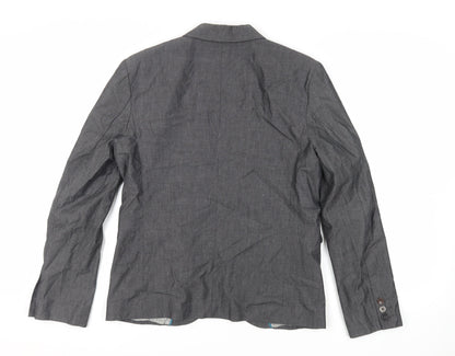Mens UK Size M River Island Grey Jacket