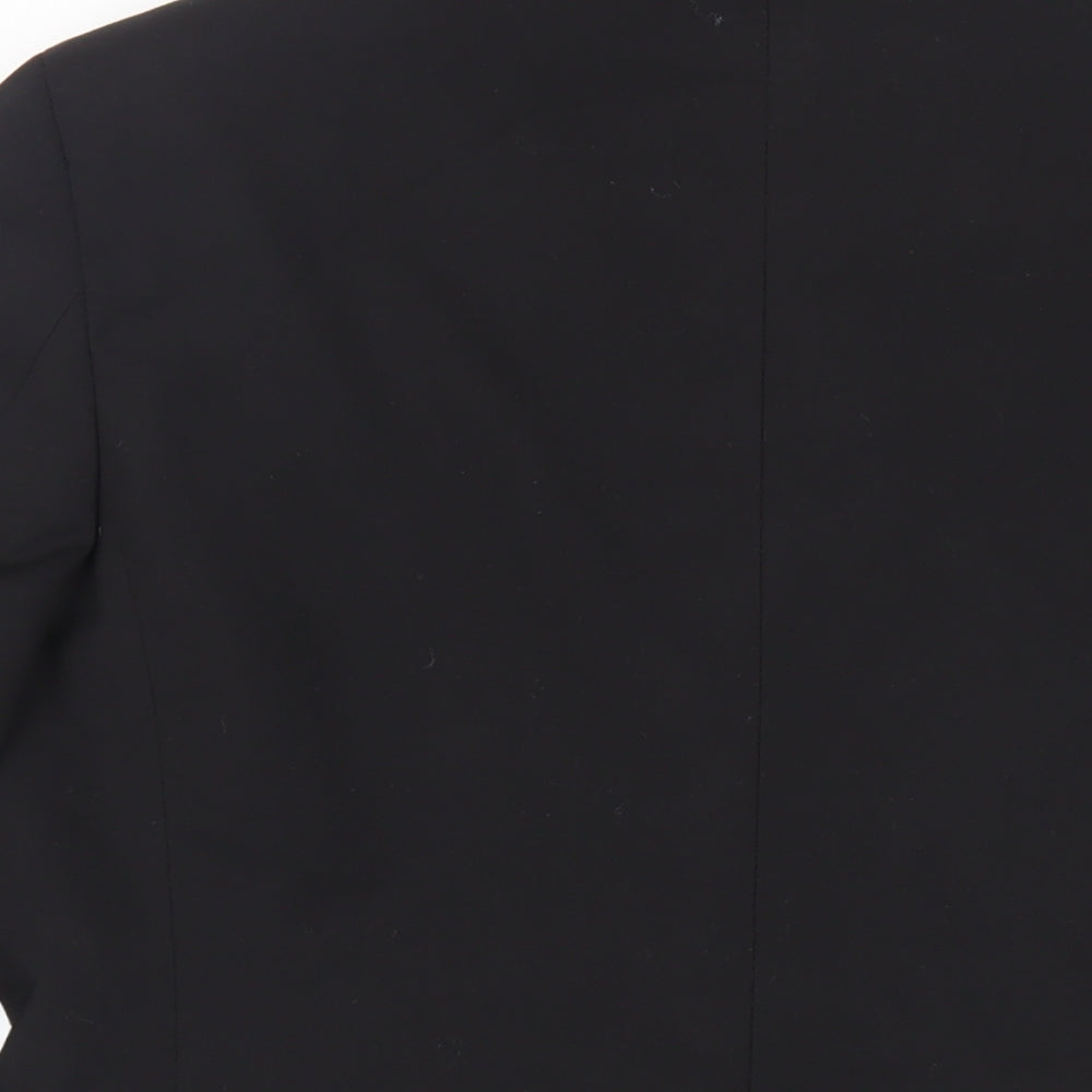 Mens UK Size 40 Topman Regular Black Suit Jacket