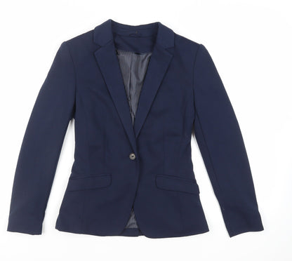 Womens UK Size 8 H&M Blue Jacket