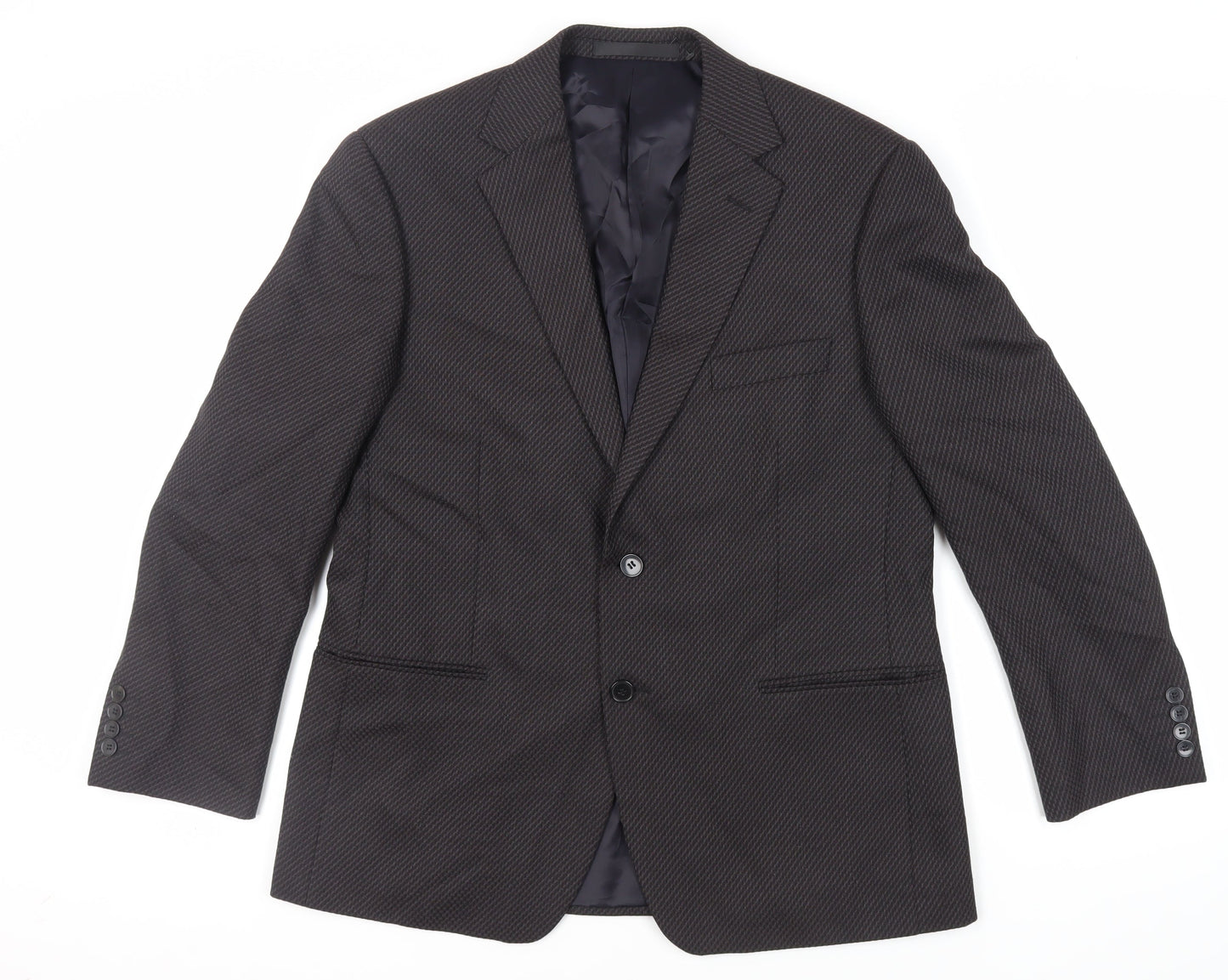 Mens UK Size 42 Marks and Spencer Regular Black Suit Jacket