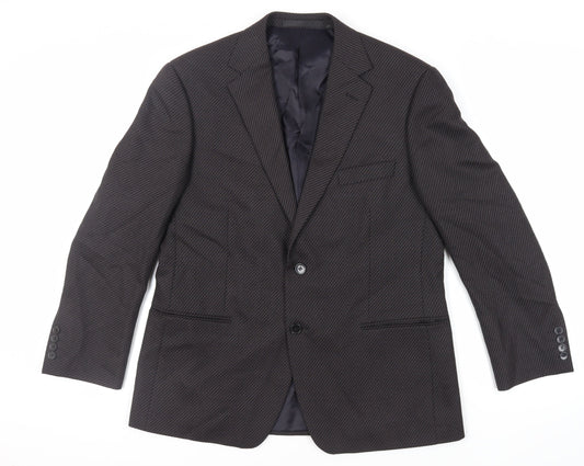 Mens UK Size 42 Marks and Spencer Regular Black Suit Jacket