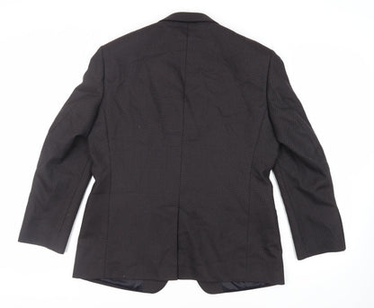 Mens UK Size 42 Marks and Spencer Regular Black Suit Jacket