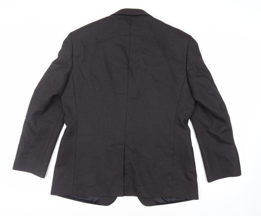 Mens UK Size 42 Marks and Spencer Regular Black Suit Jacket