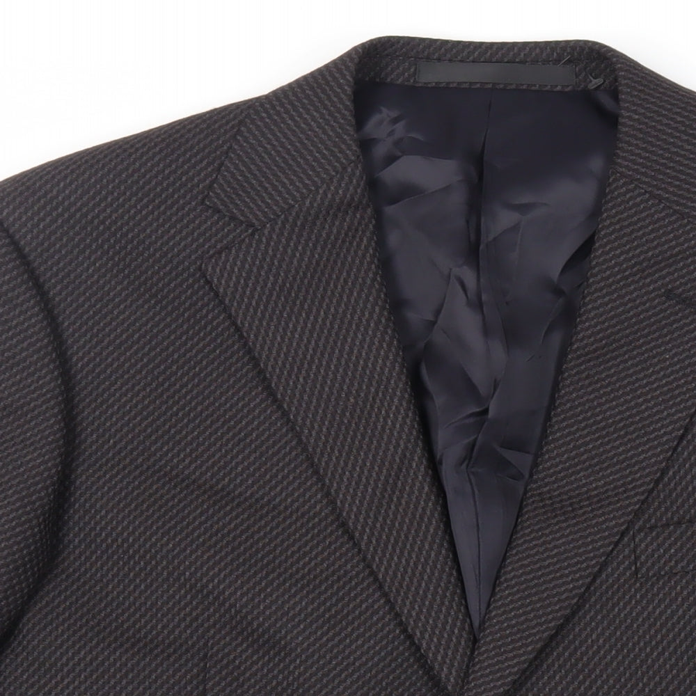 Mens UK Size 42 Marks and Spencer Regular Black Suit Jacket