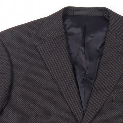 Mens UK Size 42 Marks and Spencer Regular Black Suit Jacket