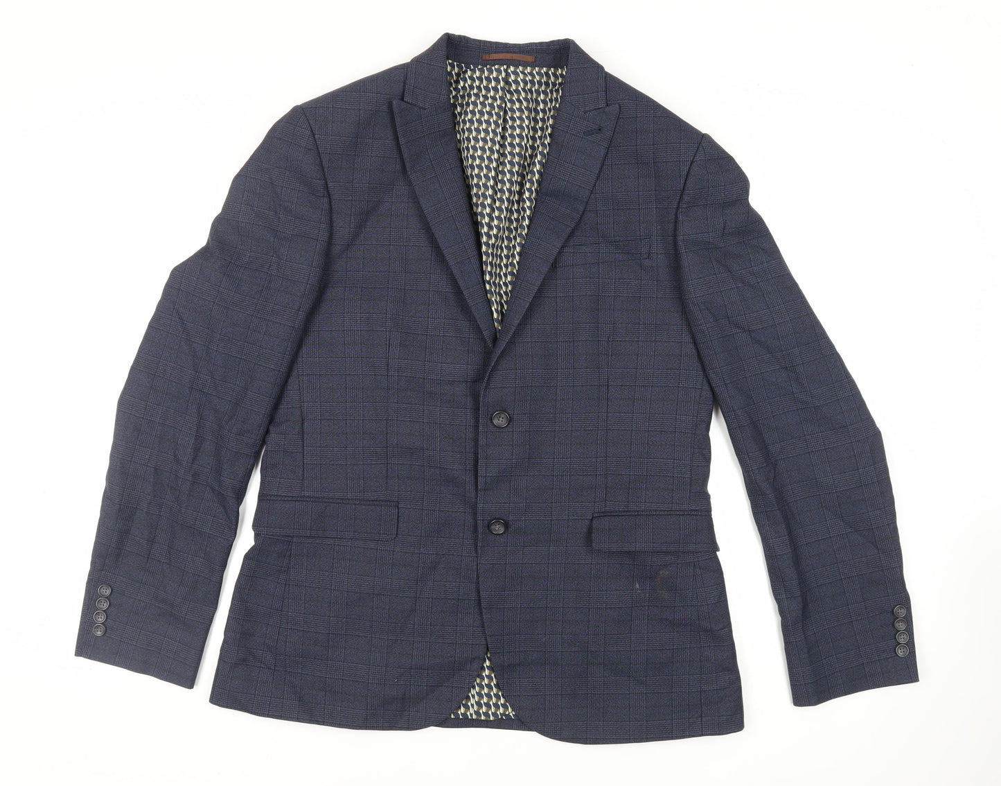 Mens UK Size 44 NEXT Regular Blue Suit Jacket