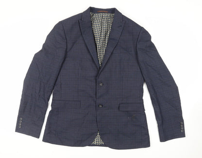 Mens UK Size 44 NEXT Regular Blue Suit Jacket