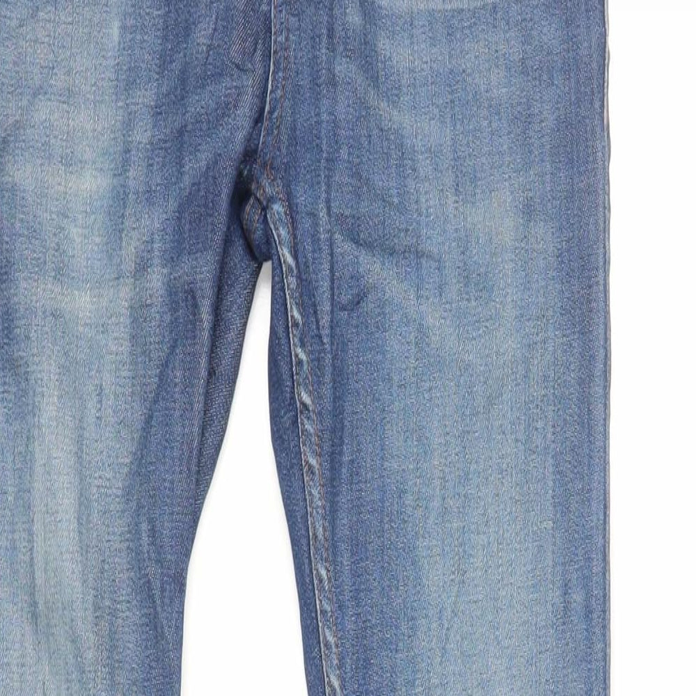 Mens UK Size 28 in Topman Regular Fit Skinny Blue Jeans