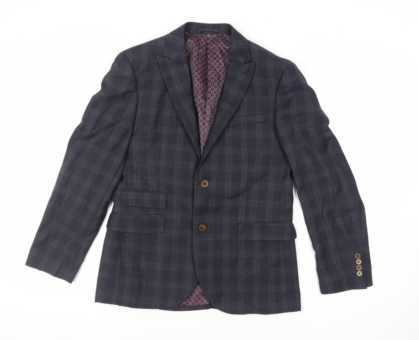 Mens UK Size 40 NEXT Regular Blue Suit Jacket