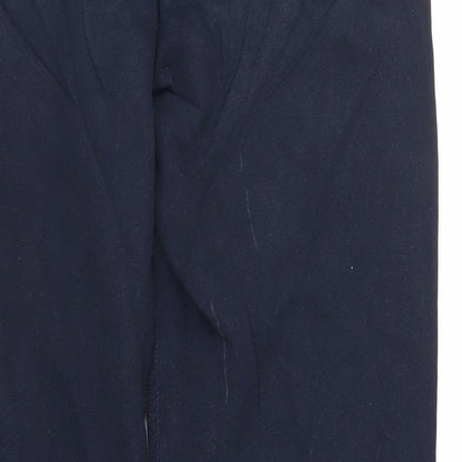 Debenhams Mens Blue Cotton Straight Jeans Size 34 in L32 in Regular Zip