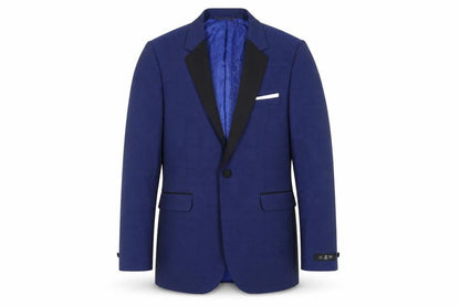 Mens UK Size 40 Burton Regular Blue Suit Tuxedo