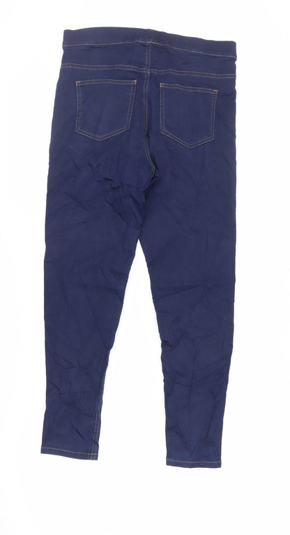 Womens UK Size 12 Marks and Spencer Regular Fit Jegging Blue Jeans