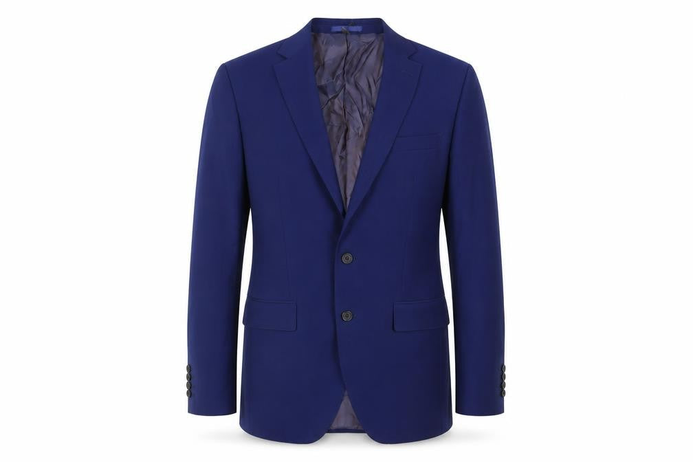Marks and Spencer Mens Blue Wool Jacket Suit Jacket Size 40 Regular