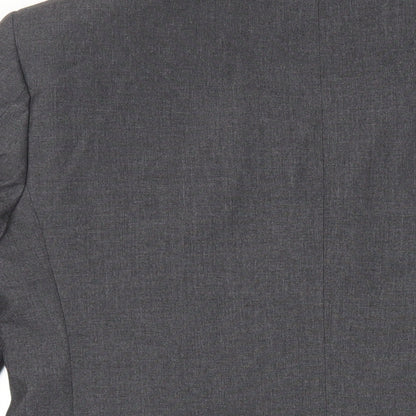 Marks and Spencer Mens Grey Polyester Jacket Suit Jacket Size 40 Regular