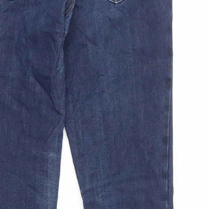 Gap Womens Blue Cotton Skinny Jeans Size 10 L27 in Regular Zip