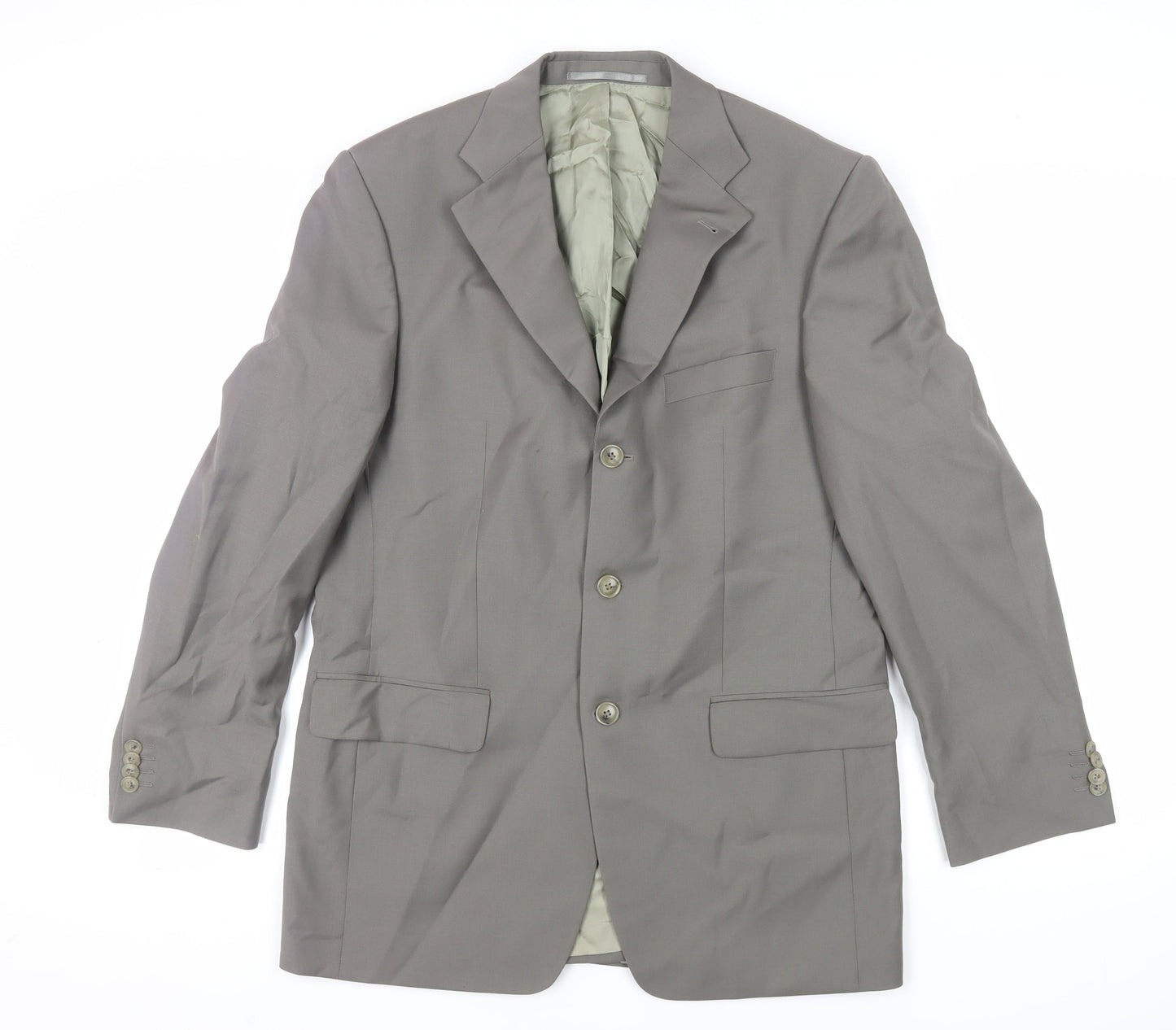 Mens UK Size 40 Reda Regular Green Suit Jacket