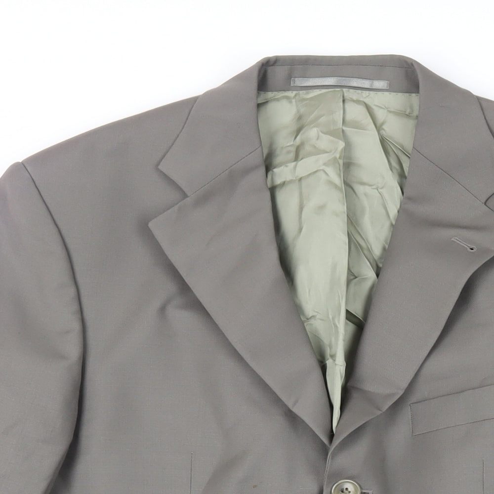 Mens UK Size 40 Reda Regular Green Suit Jacket