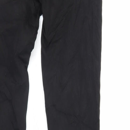Zara Womens Black Cotton Skinny Jeans Size 10 L30 in Regular Zip