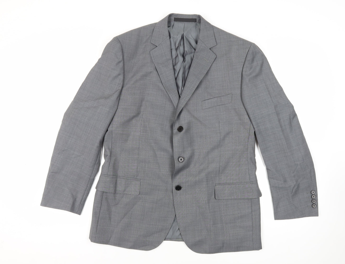 Mens UK Size 42 Marks and Spencer Regular Grey Suit Jacket