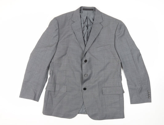 Mens UK Size 42 Marks and Spencer Regular Grey Suit Jacket