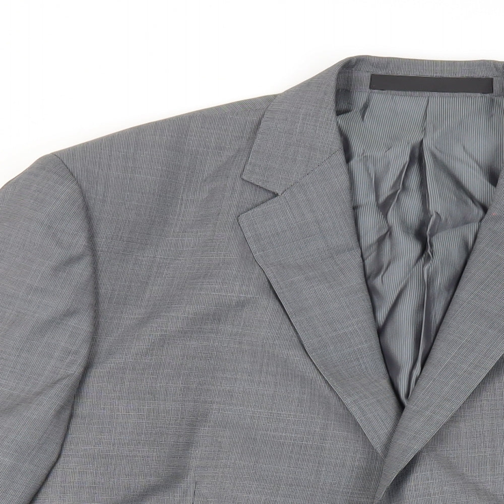 Mens UK Size 42 Marks and Spencer Regular Grey Suit Jacket