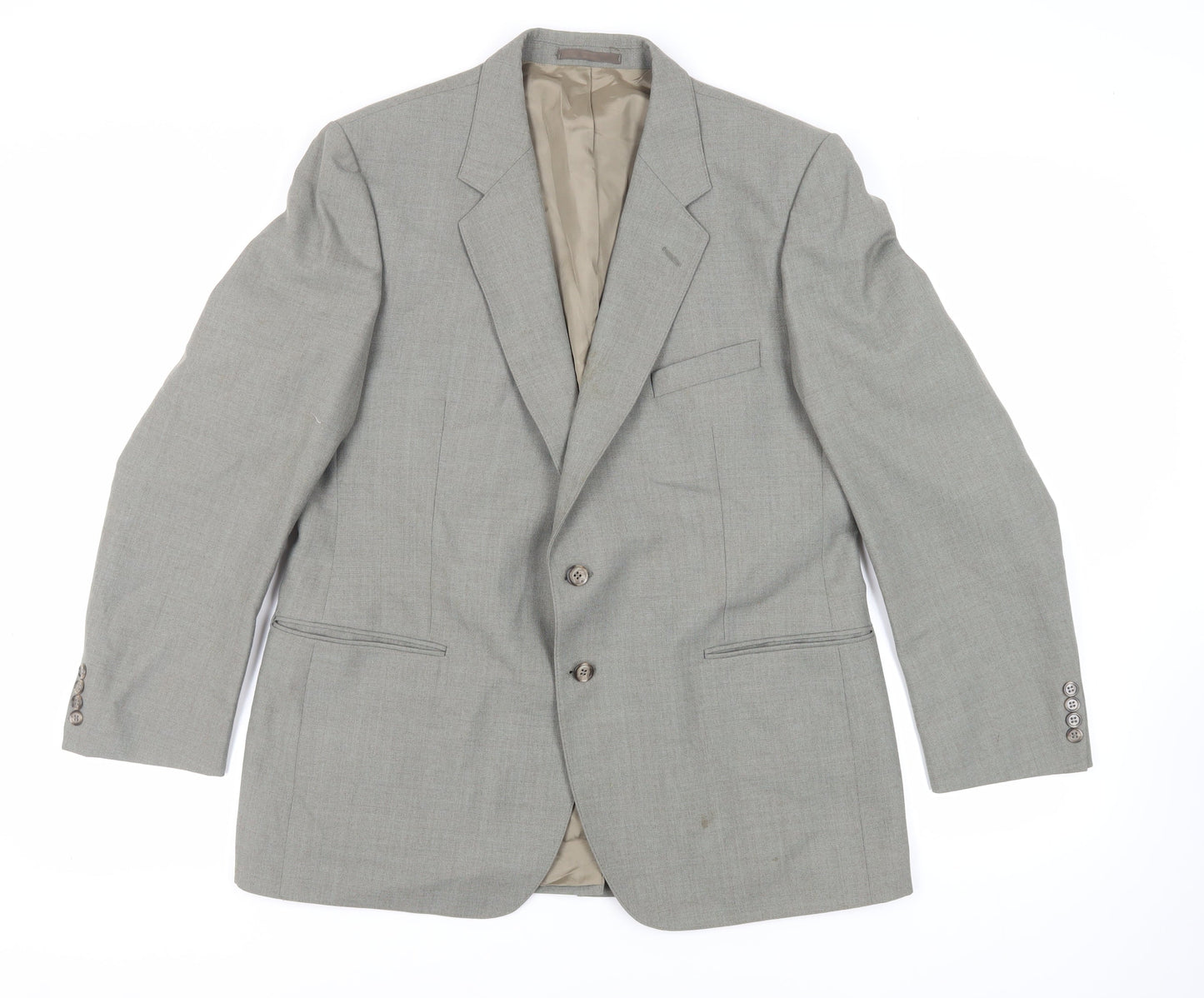Mens UK Size 42 St Michael Regular Green Suit Jacket