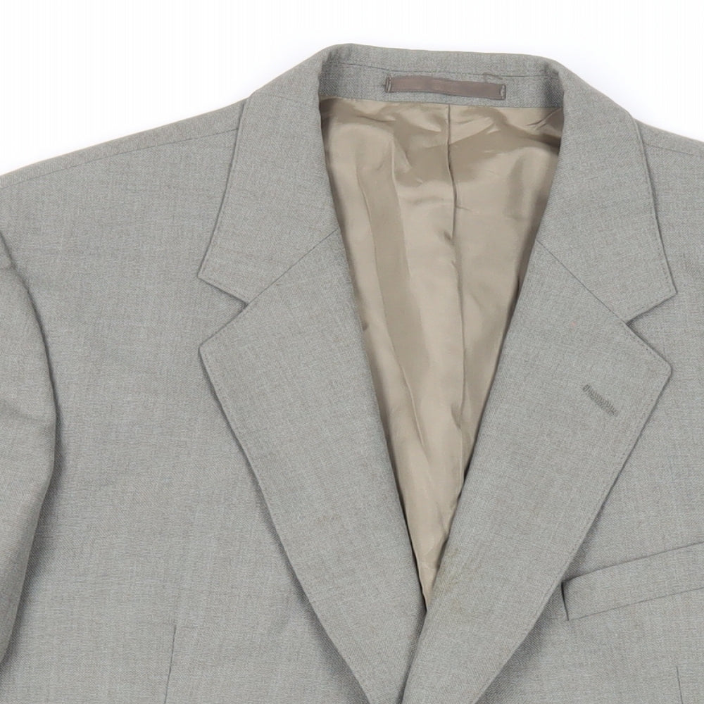 Mens UK Size 42 St Michael Regular Green Suit Jacket