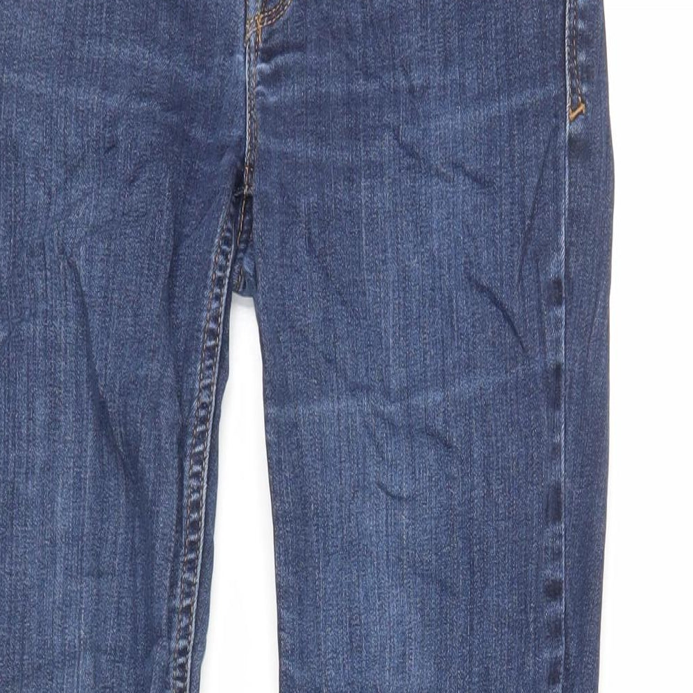 Gap Womens Blue Cotton Skinny Jeans Size 28 in L28 in Regular Zip