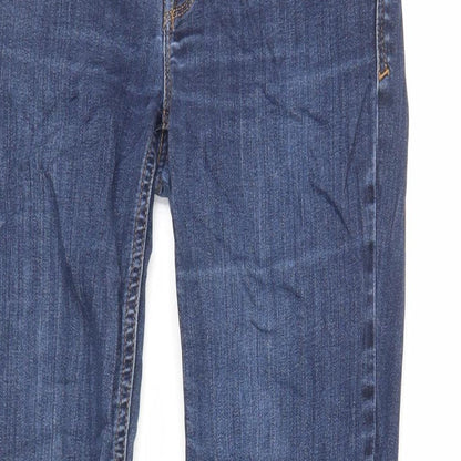 Gap Womens Blue Cotton Skinny Jeans Size 28 in L28 in Regular Zip