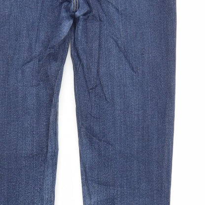 Gap Womens Blue Cotton Skinny Jeans Size 28 in L28 in Regular Zip