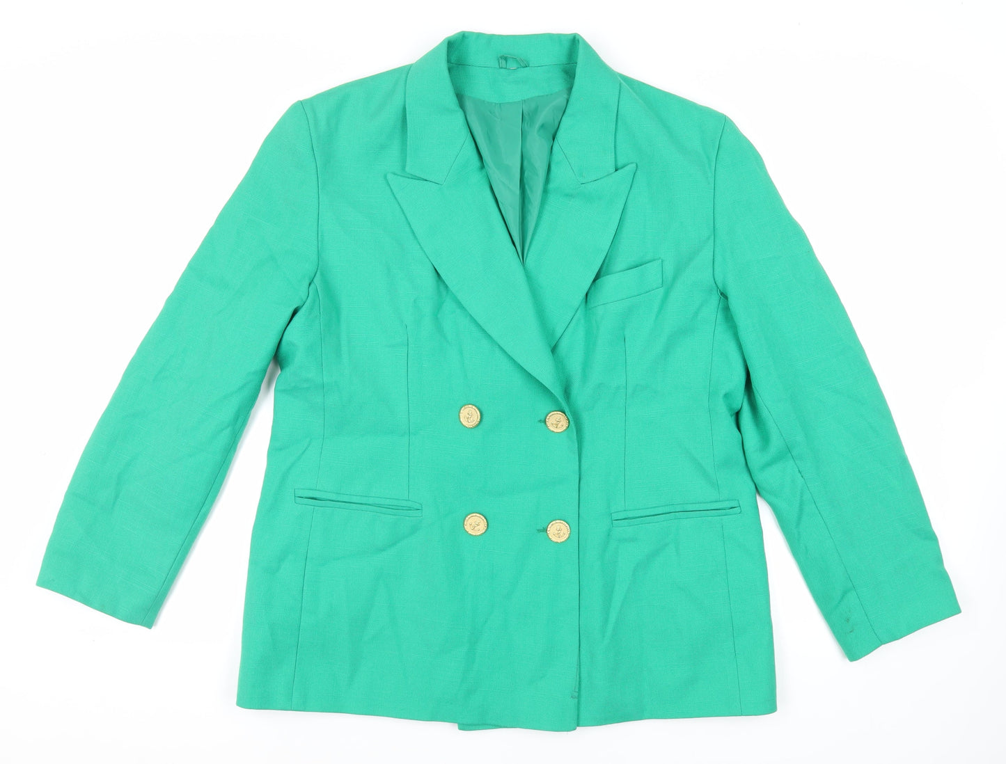 Womens UK Size L First Avenue Green Jacket