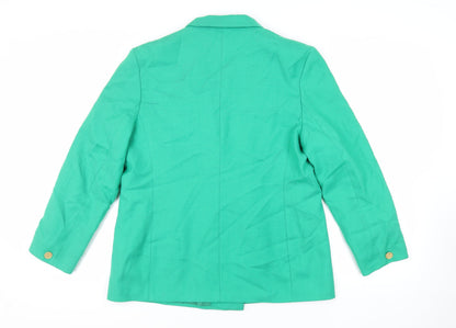 Womens UK Size L First Avenue Green Jacket