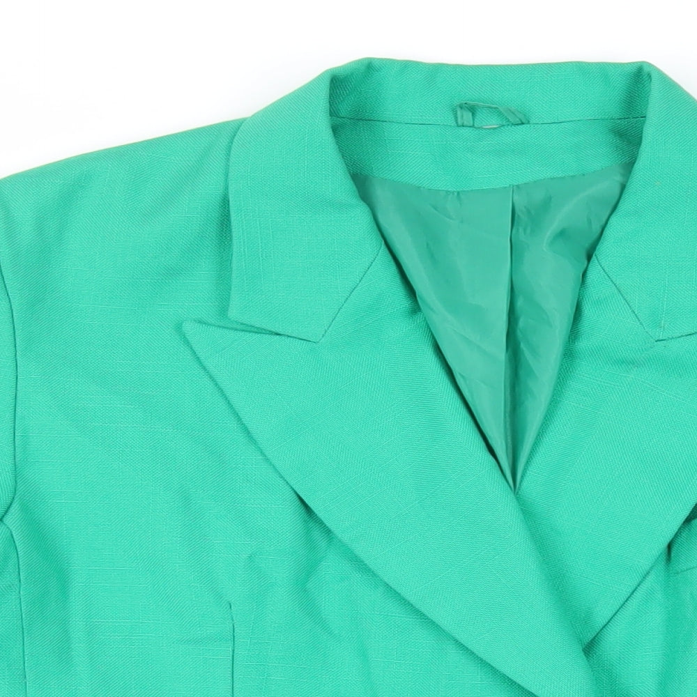 Womens UK Size L First Avenue Green Jacket