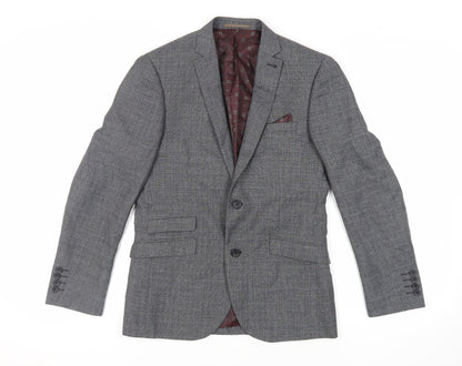 Mens UK Size 38 NEXT Regular Grey Suit Jacket