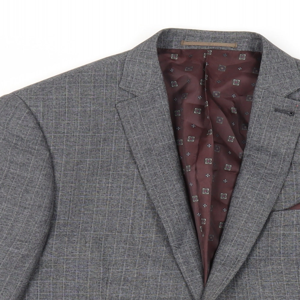 Mens UK Size 38 NEXT Regular Grey Suit Jacket