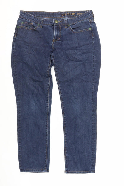 Gap Womens Blue Cotton Skinny Jeans Size 30 in L27 in Regular Zip