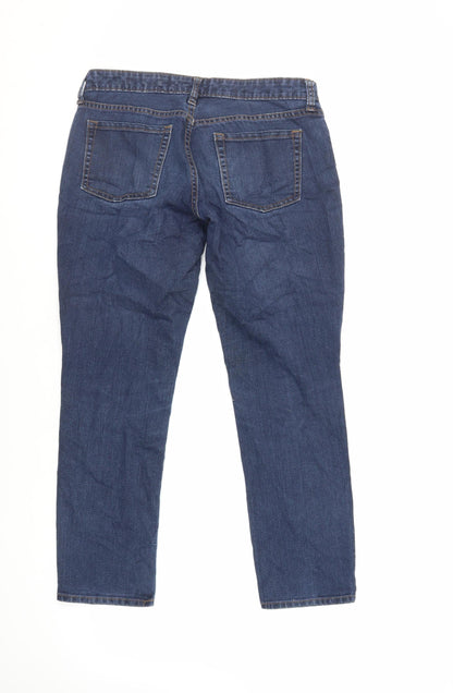 Gap Womens Blue Cotton Skinny Jeans Size 30 in L27 in Regular Zip