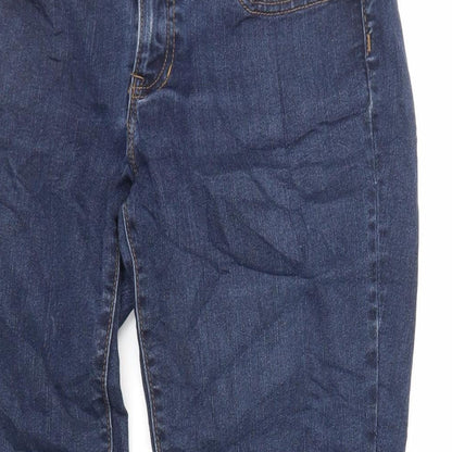 Gap Womens Blue Cotton Skinny Jeans Size 30 in L27 in Regular Zip