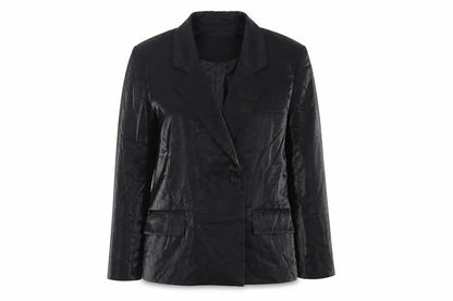 Womens UK Size 12 Nasty Gal Black Jacket